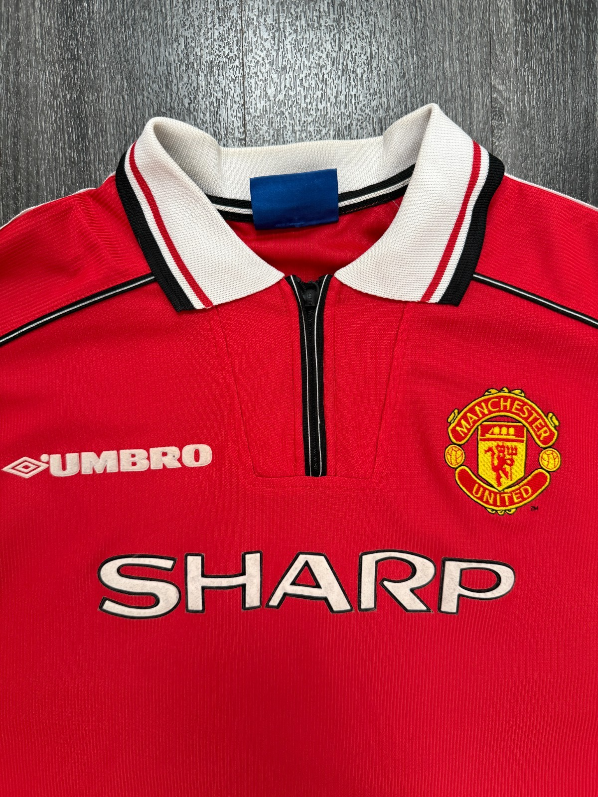 Original Umbro Manchester United 1998/1999 Home Shirt CANTONA 7 Mens XL2