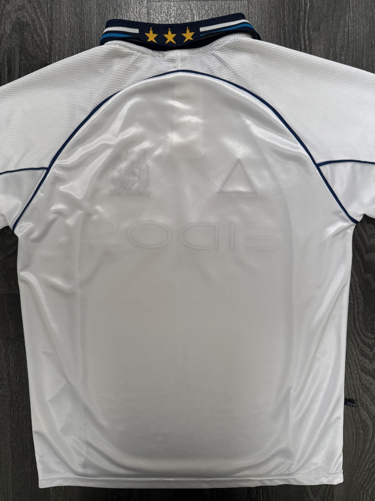 Original Le Coq Sportif Manchester City 1999/2000 Away Shirt Mens Medium6