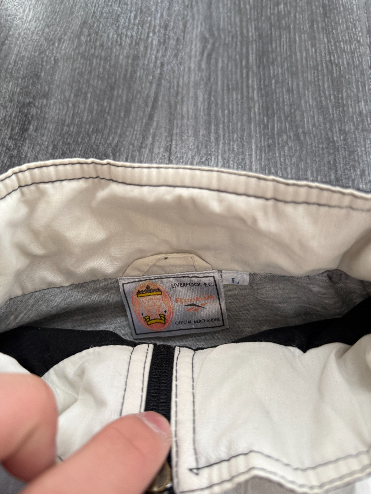 Original Authentic Reebok Liverpool 1996/1997 Zip Up Jacket Mens Large1