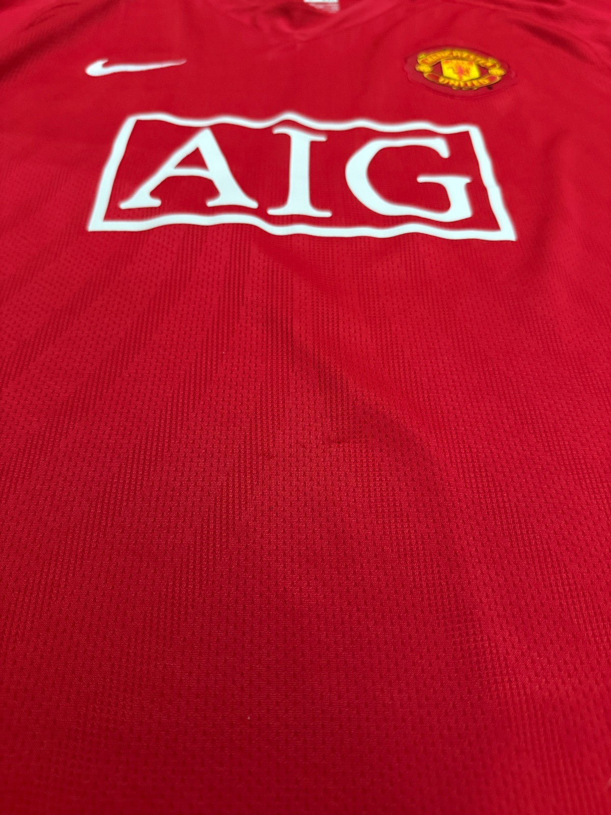 Nike Manchester United 2007/2008 Long Sleeve Home Shirt Mens XXL 2XL6