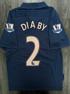 Original Nike Arsenal 2009/2010 Away Shirt DIABY 2 Mens Small S0