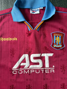Original Authentic Reebok Aston Villa 1995/1996 Home Shirt Mens Medium1
