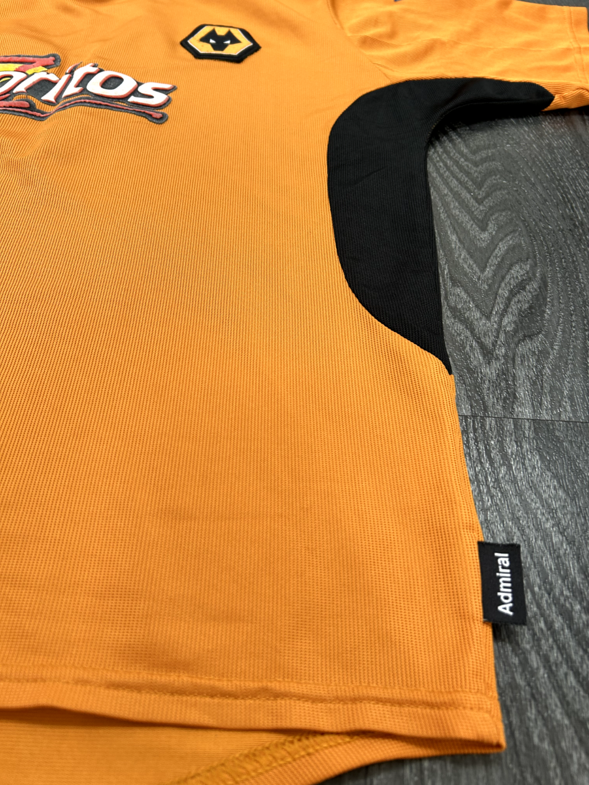 Admiral Wolverhampton Wanderers 2002/2003 Home Shirt Camara 17 Mens Small6