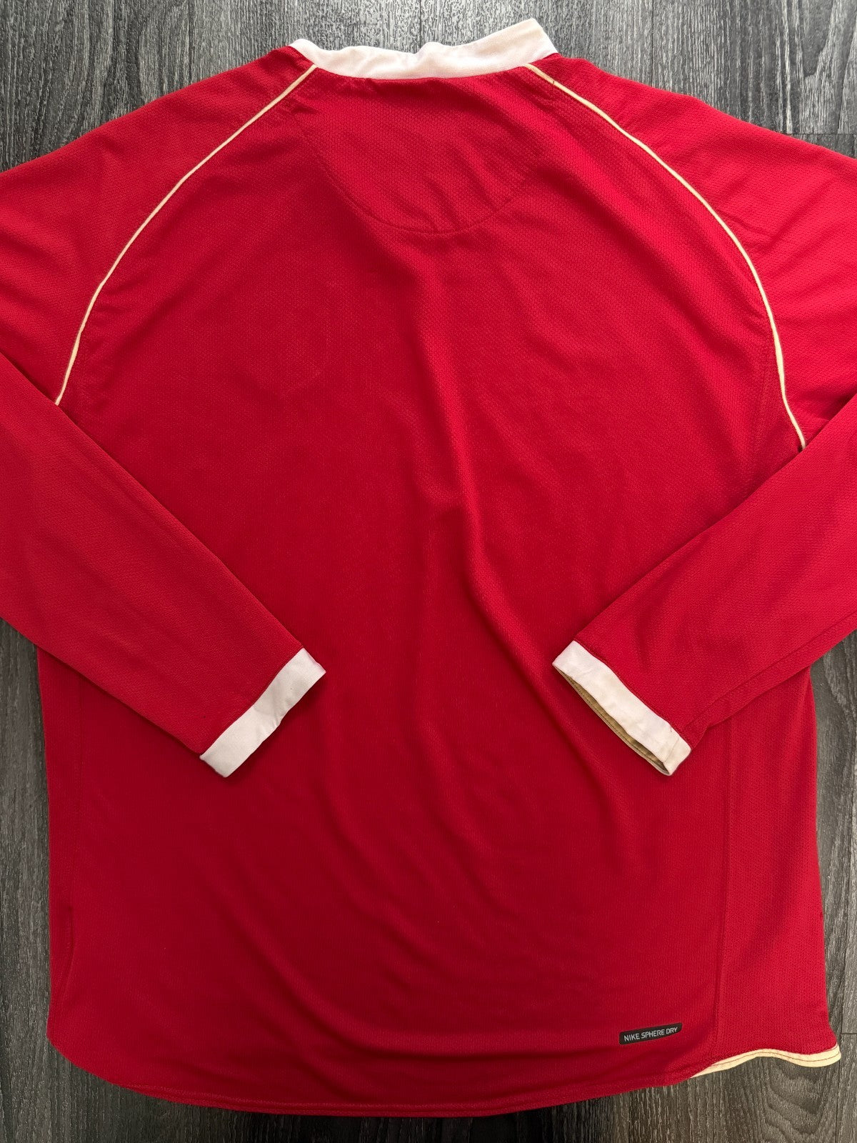 Original Nike Manchester United 2006/2007 Long Sleeve Home Shirt Mens Medium9