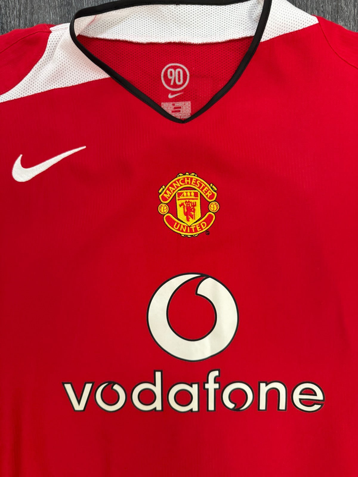 Original Nike Manchester United 2004/2005 Home Shirt V NISTELROOY 10 Mens XL2