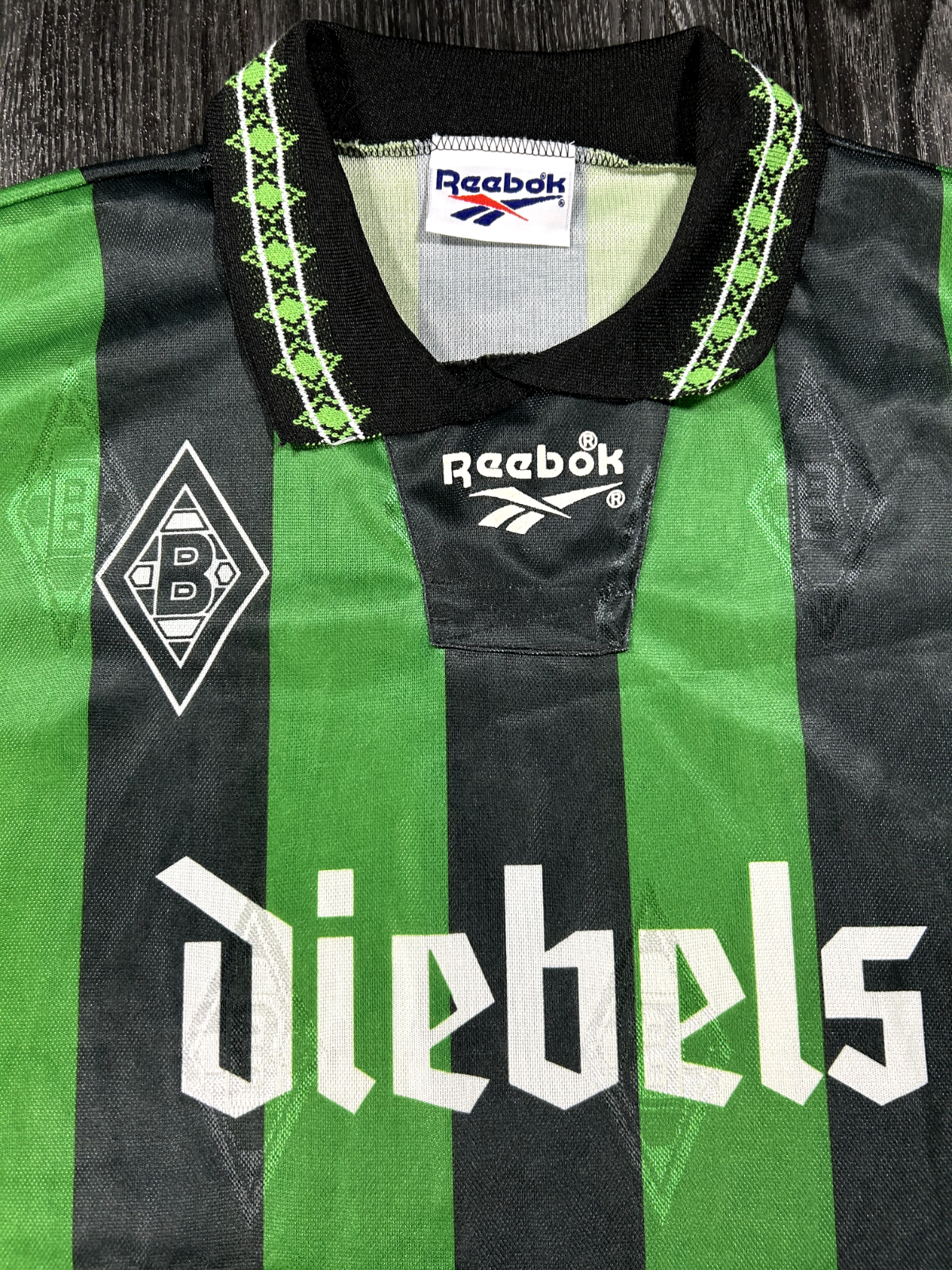Reebok Borussia Mönchengladbach 1995/1996 Away Shirt Long Sleeve Mens XL1