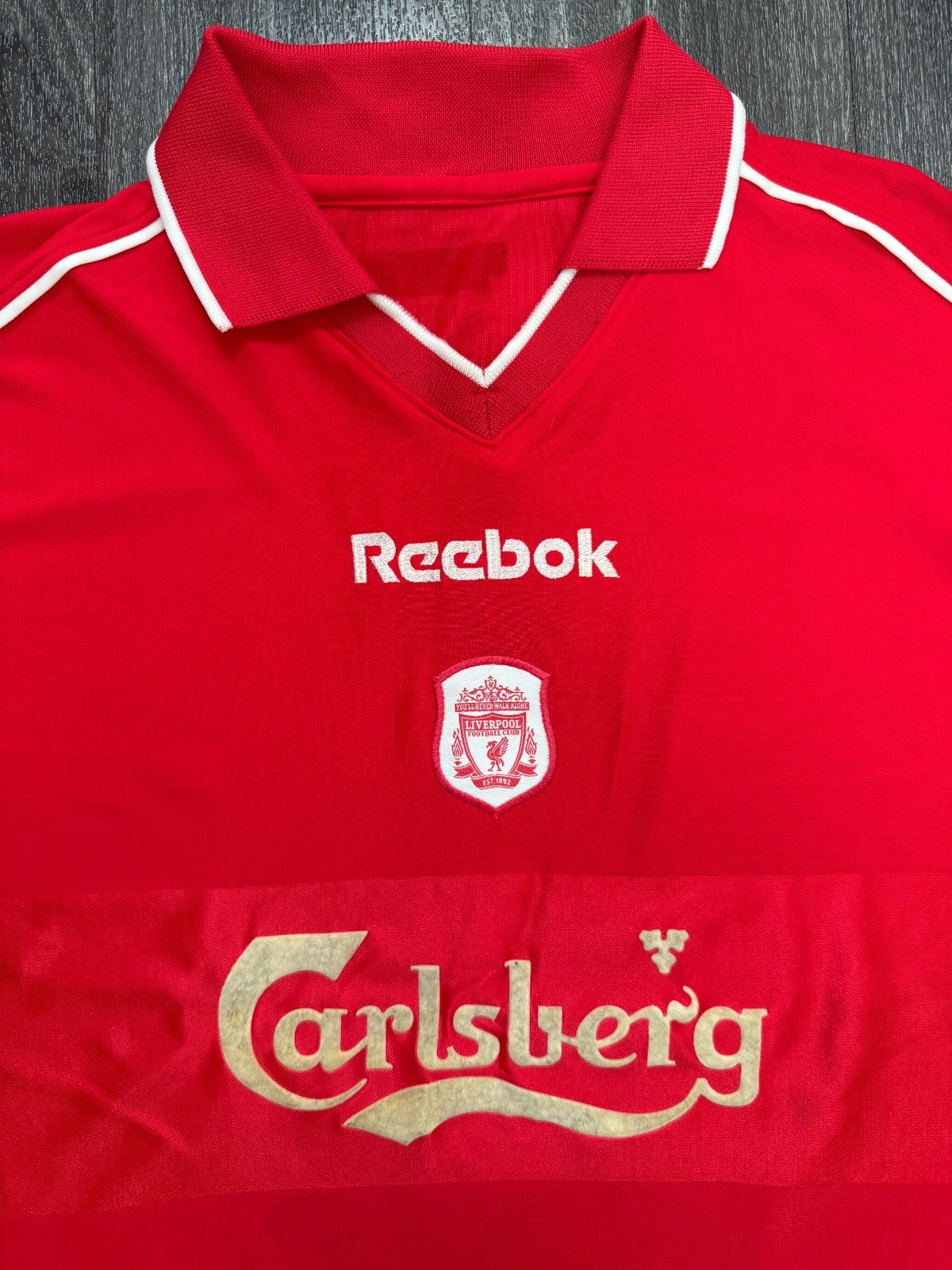 Original Reebok Liverpool 2000/2001 Home Shirt Mens XXL 2XL1