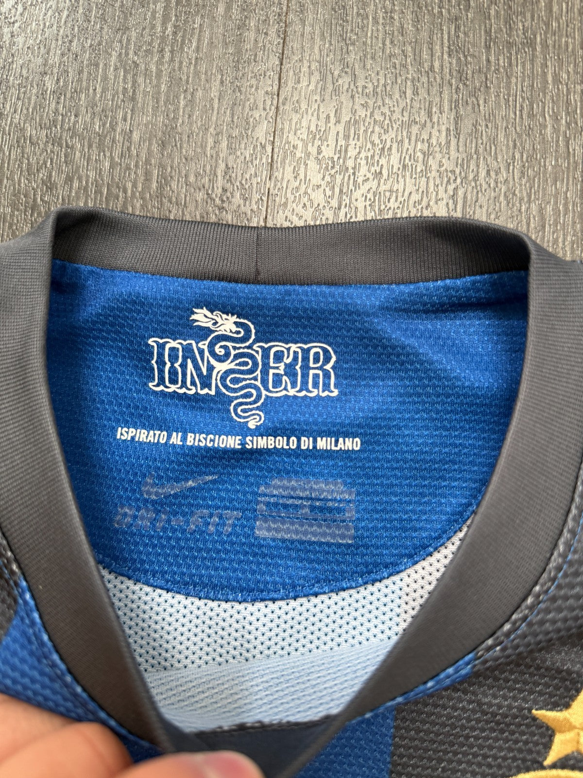 PLAYER ISSUE Original Nike Inter Milan 2012/2013 Home Shirt Mens Medium2