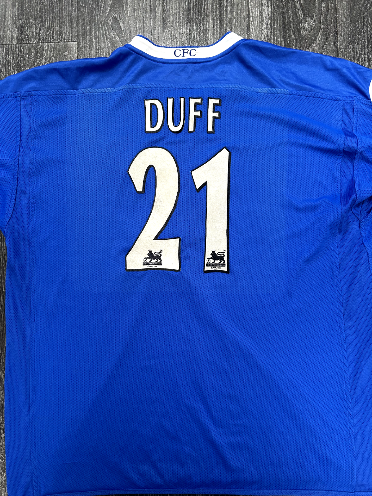 Original Authentic Umbro Chelsea 2003/2004 Home Shirt Duff 21 Mens XXL 2XL0