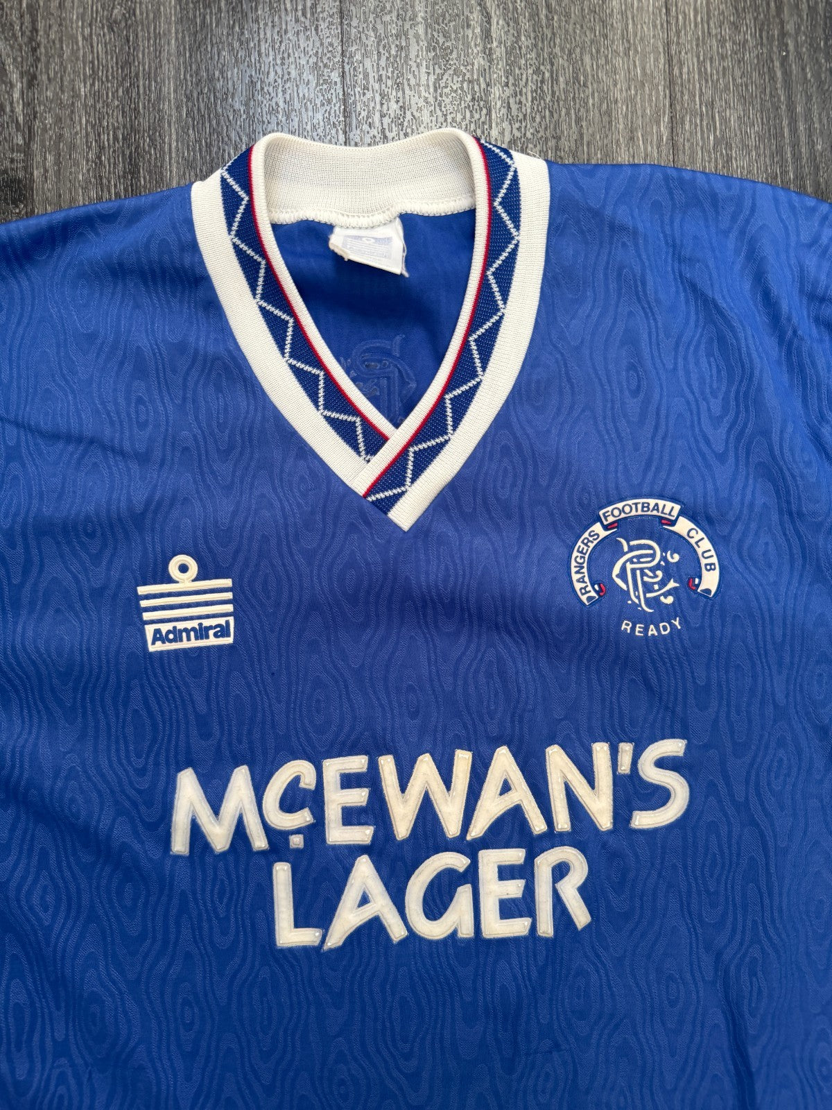 Original Admiral Rangers 1990/1991 Home Shirt Mens Large L1