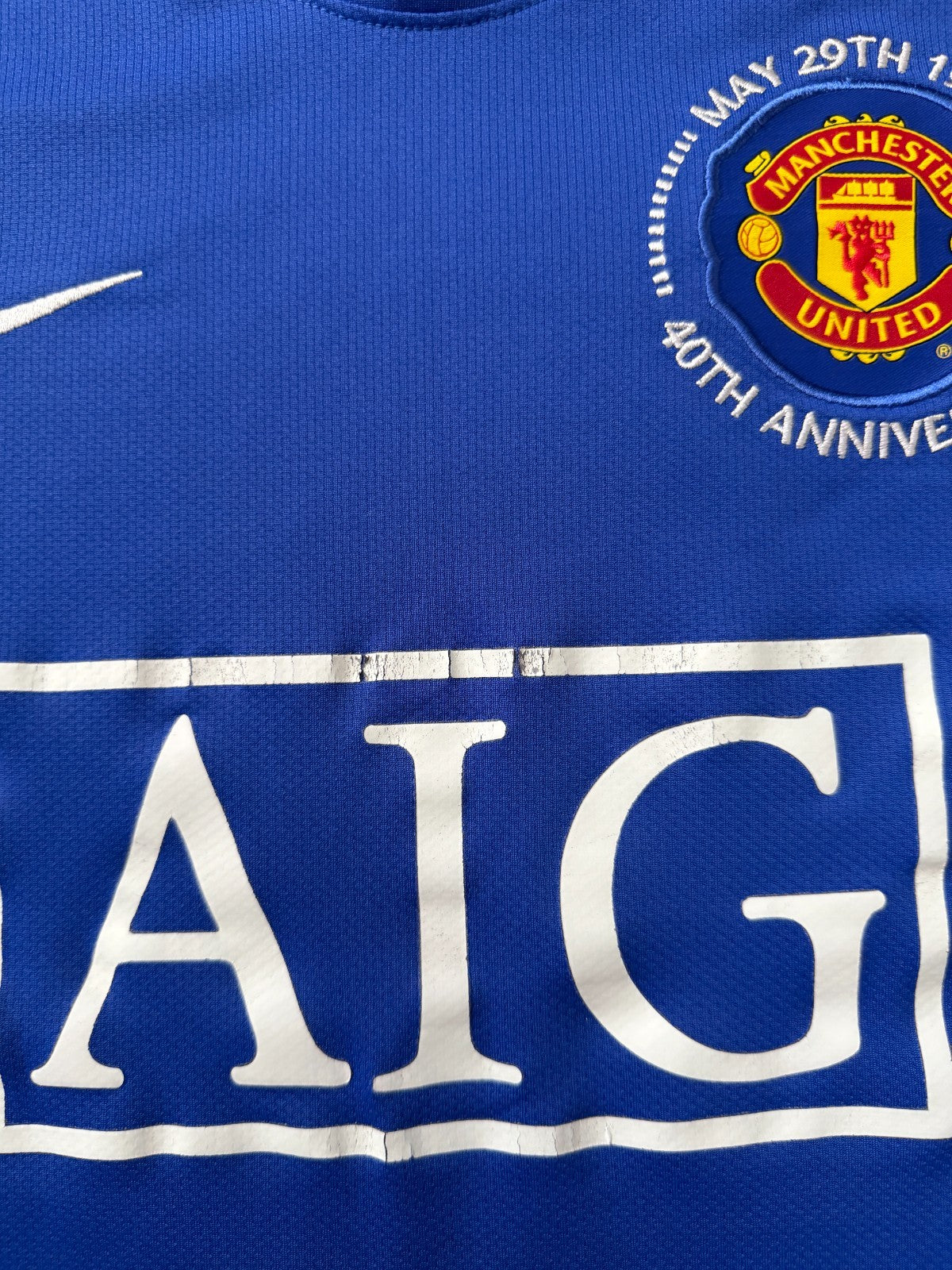 Nike Manchester United 2008/2009 Third Shirt HARGREAVES 4 Mens Large4