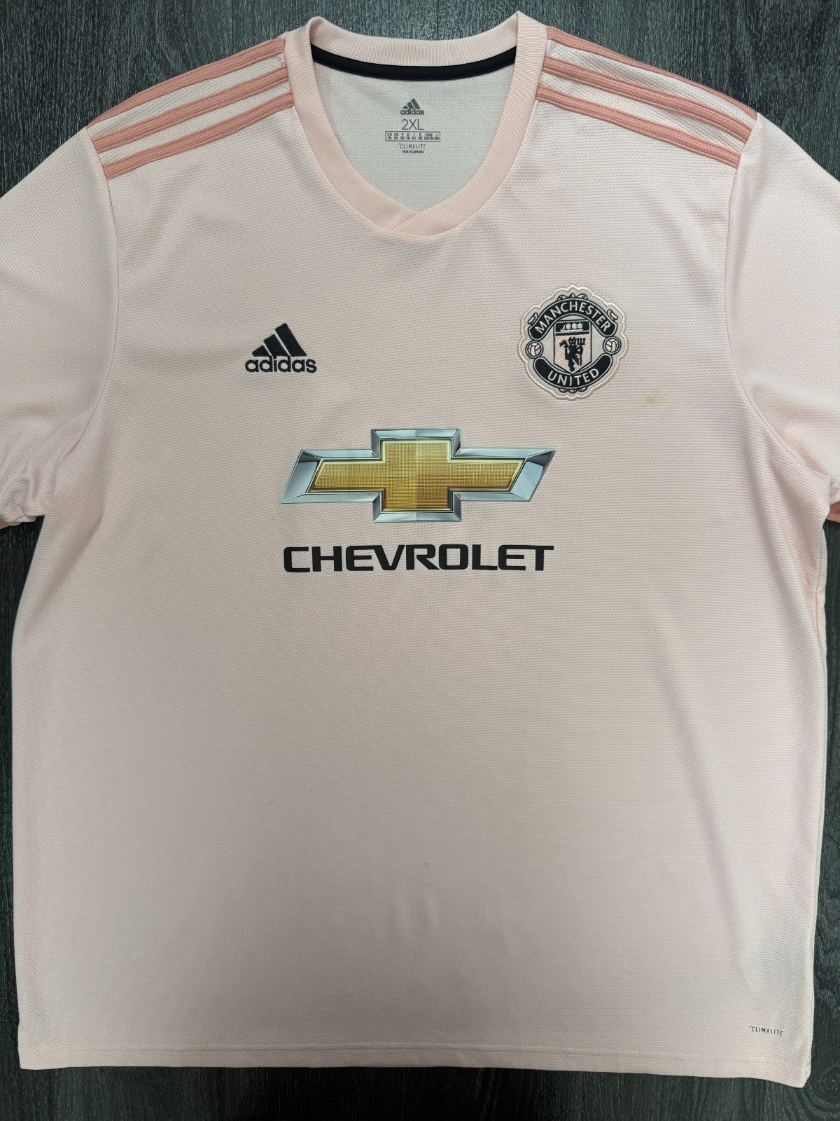 Original Adidas Manchester United 2018/2019 Away Shirt Mens XXL 2XL0