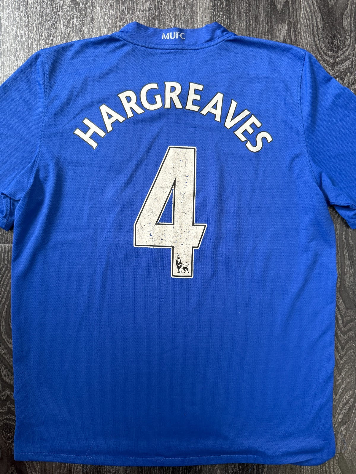 Nike Manchester United 2008/2009 Third Shirt HARGREAVES 4 Mens Large0