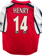 Original Nike Arsenal 2000/2001 Home Shirt HENRY 14 Mens Medium M0