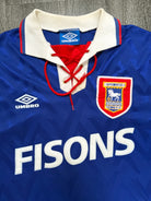 Original Umbro Ipswich Town 1992/1993 Home Shirt Mens Large1