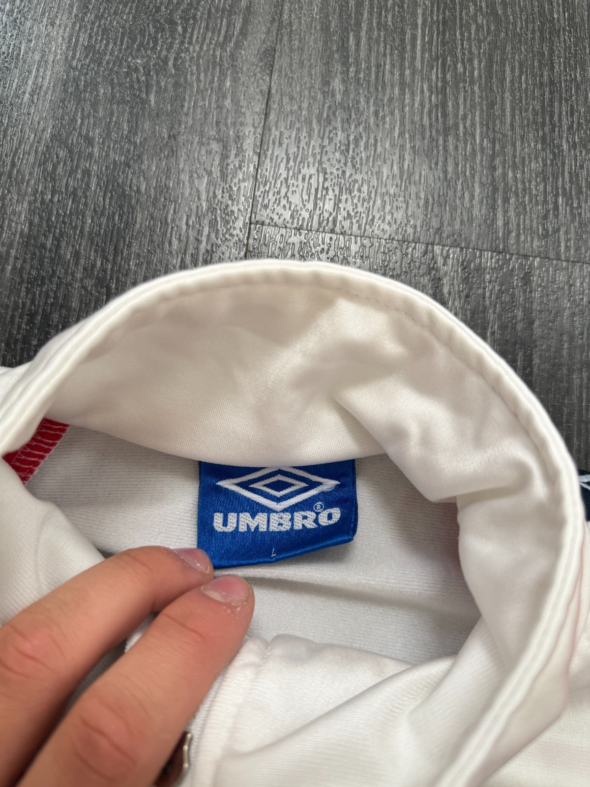 Original Umbro England 1998/1999 Track Jacket Mens Large2