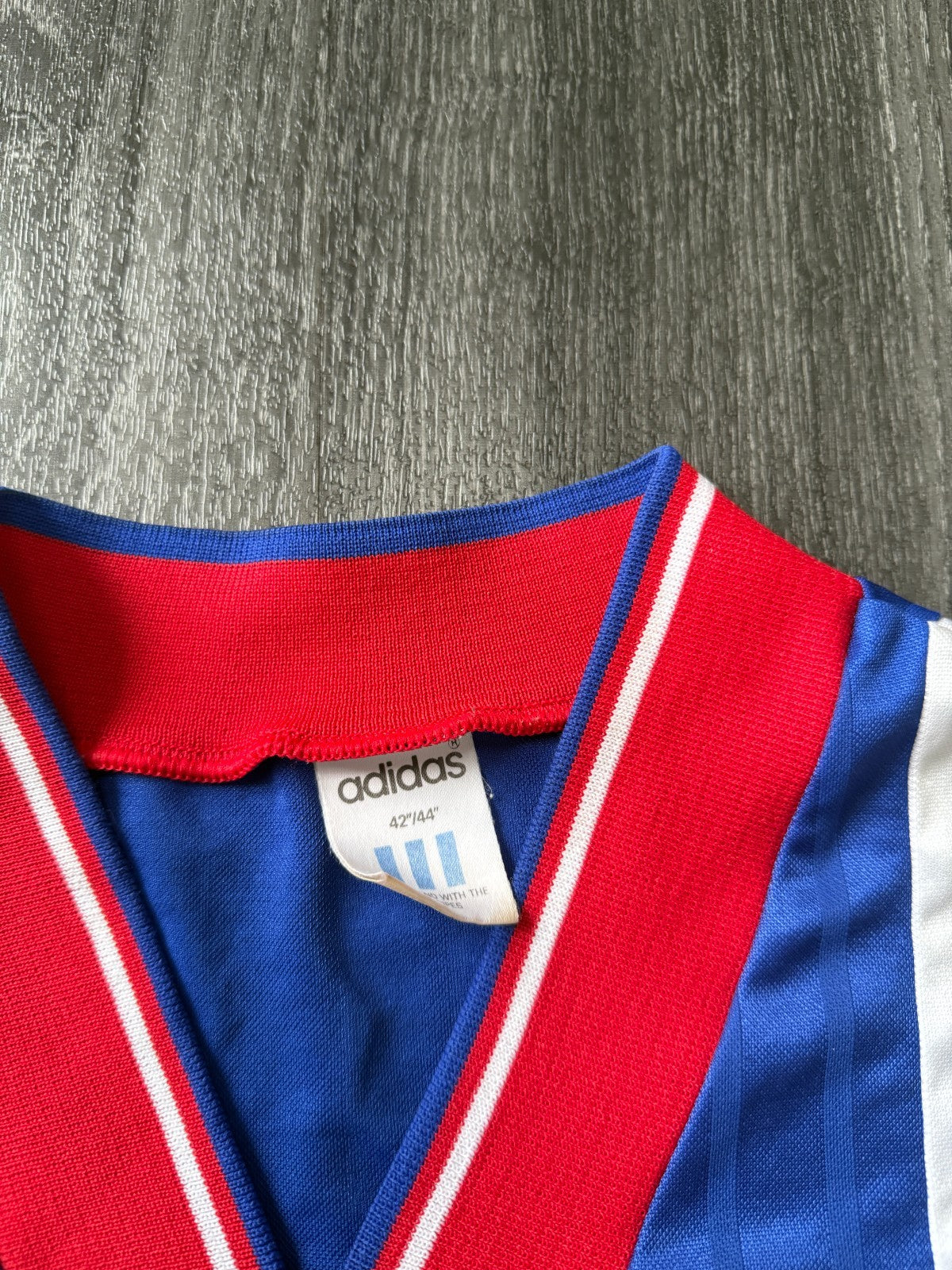 Original Authentic Adidas Rangers 1992/1993 Home Shirt Mens Large7