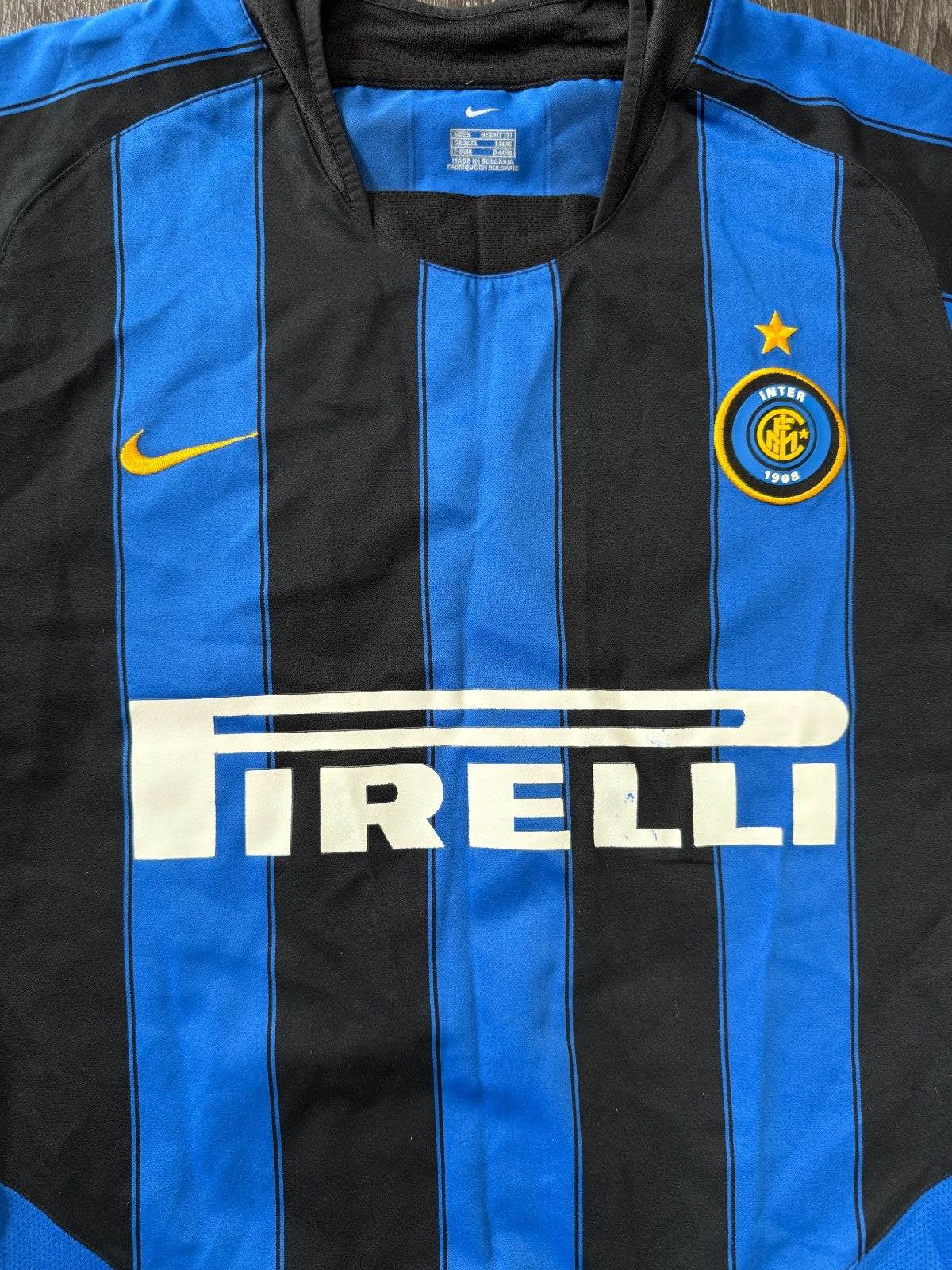 Original Authentic Nike Inter Milan 2002/2003 Home Shirt Mens Small1