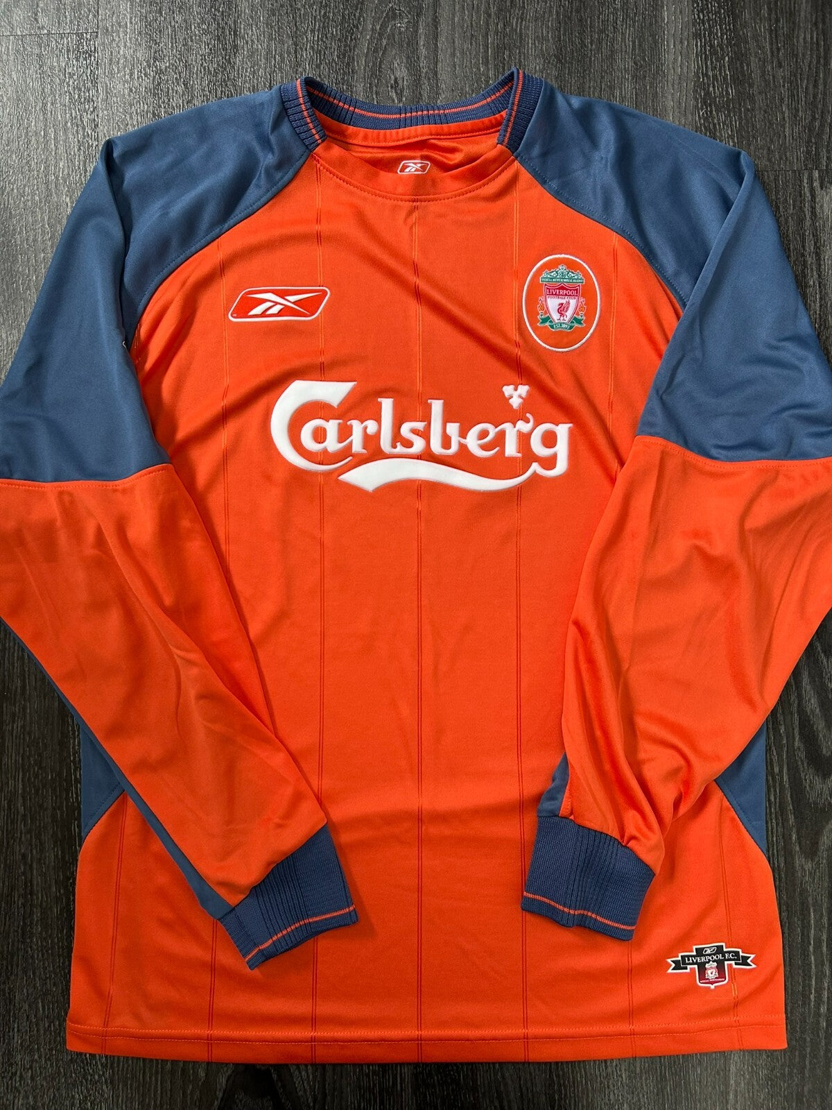 Reebok Liverpool 2003/2004 Goalkeeper Shirt Long Sleeve Mens Small0
