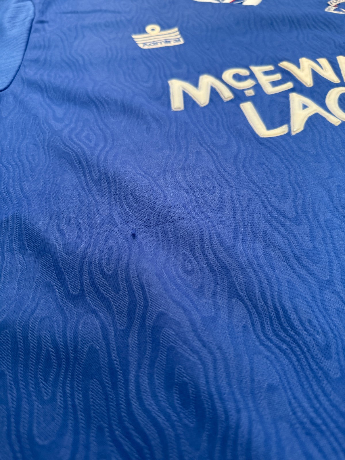 Original Admiral Rangers 1990/1991 Home Shirt Mens Large L6