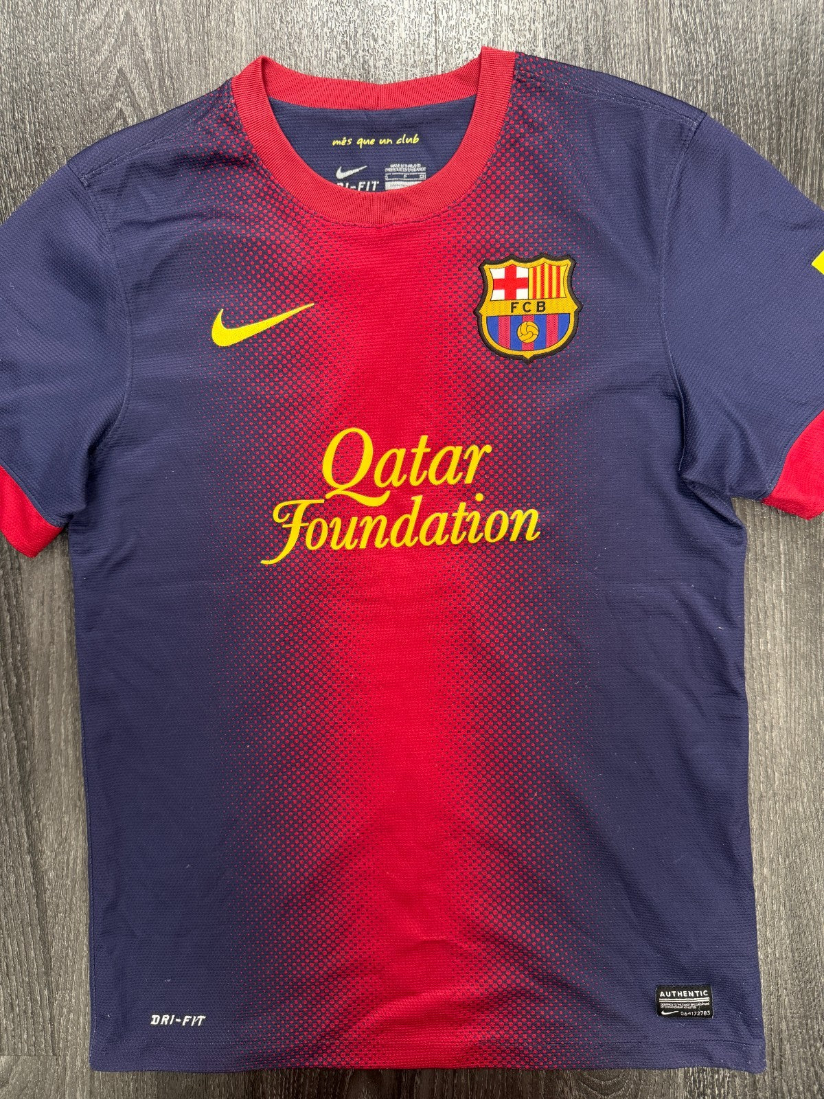 Original Nike Barcelona 2012/2013 Home Shirt DAVID VILLA 7 Mens Small3