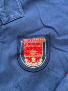 Original Authentic Nike Arsenal 1995/1996 Denim Drill Top Jacket Mens XL3