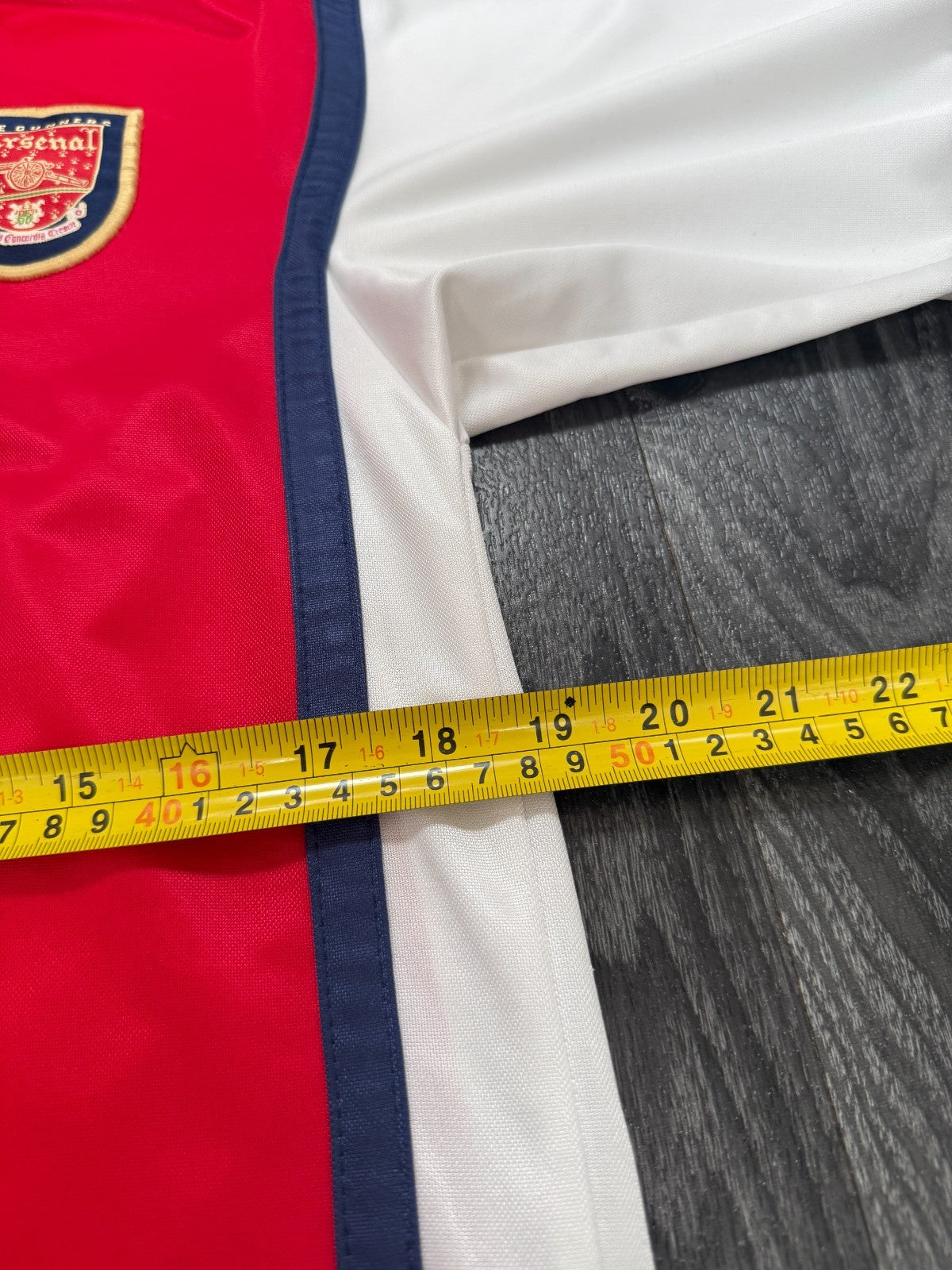 Original Nike Arsenal 1998/1999 Home Shirt ADAMS 6 Mens Small7