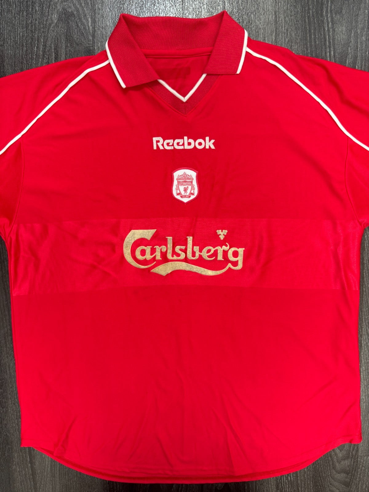 Original Reebok Liverpool 2000/2001 Home Shirt Mens XXL 2XL0