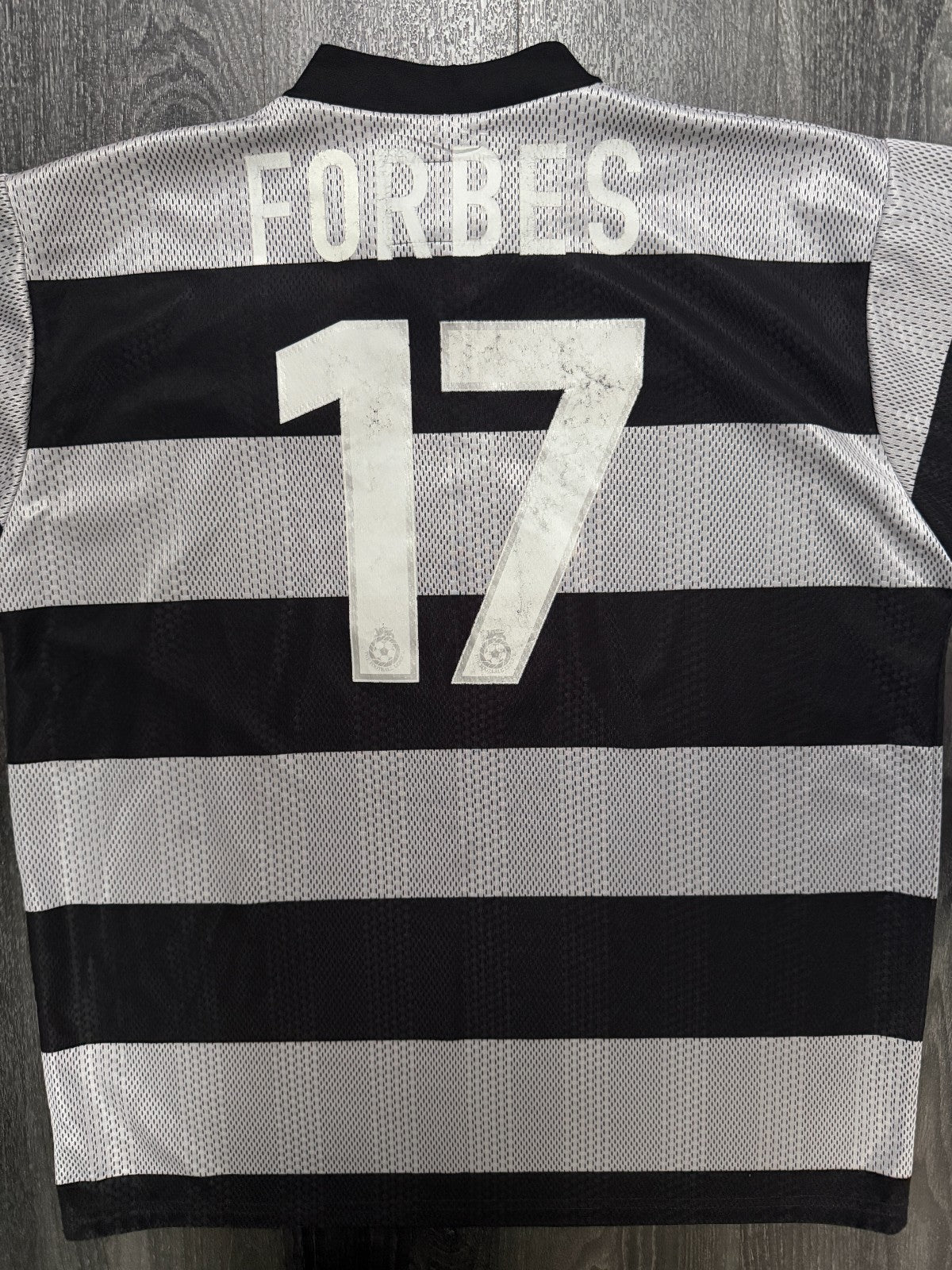 Le Coq Sportif Queens Park Rangers 2001/2002 Away Shirt FORBES 17 Mens XL0