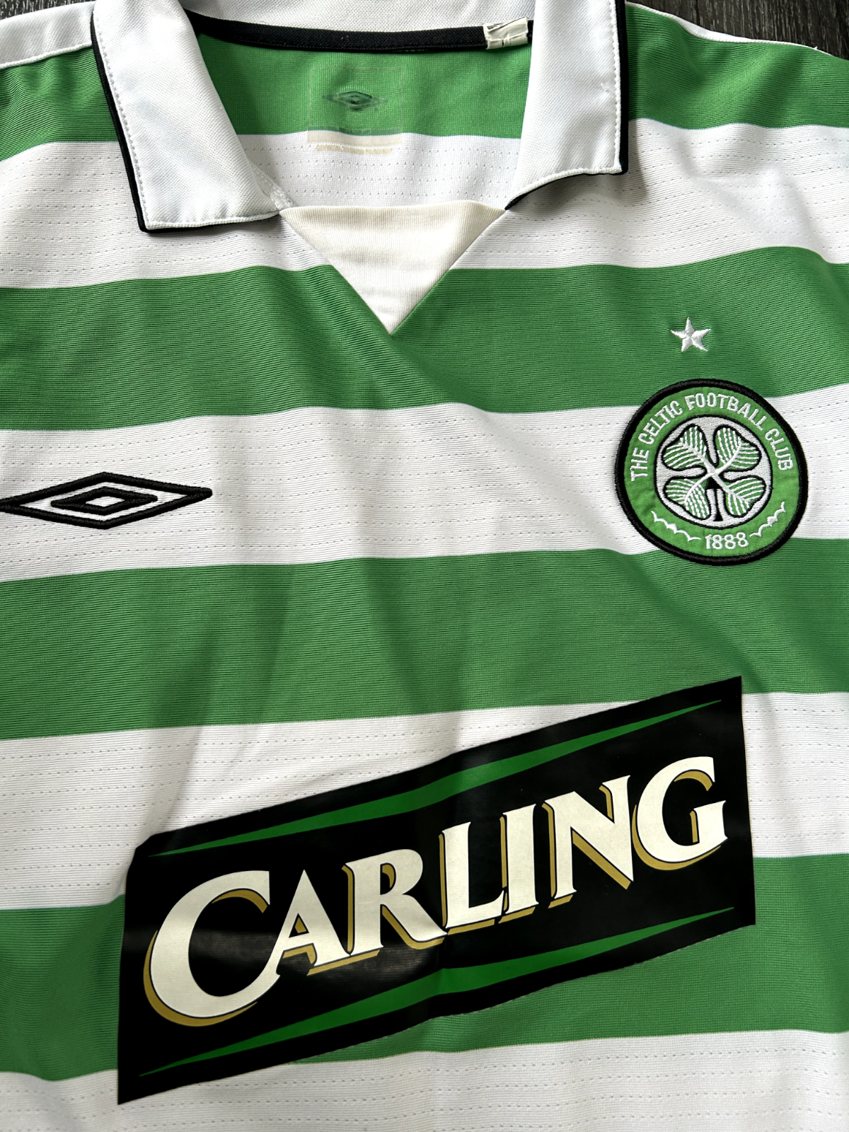 Authentic Umbro Celtic 2004/2005 Home Shirt Long Sleeve Mens Extra Large3