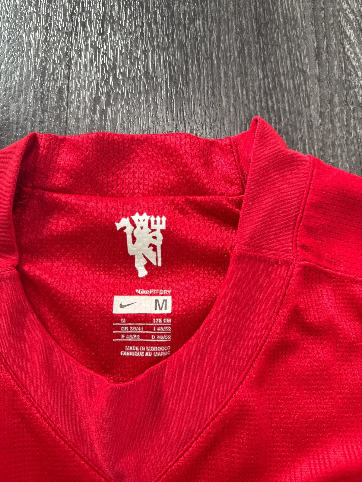 Original Authentic Nike Manchester United 2007/2008 Home Shirt Mens Medium2