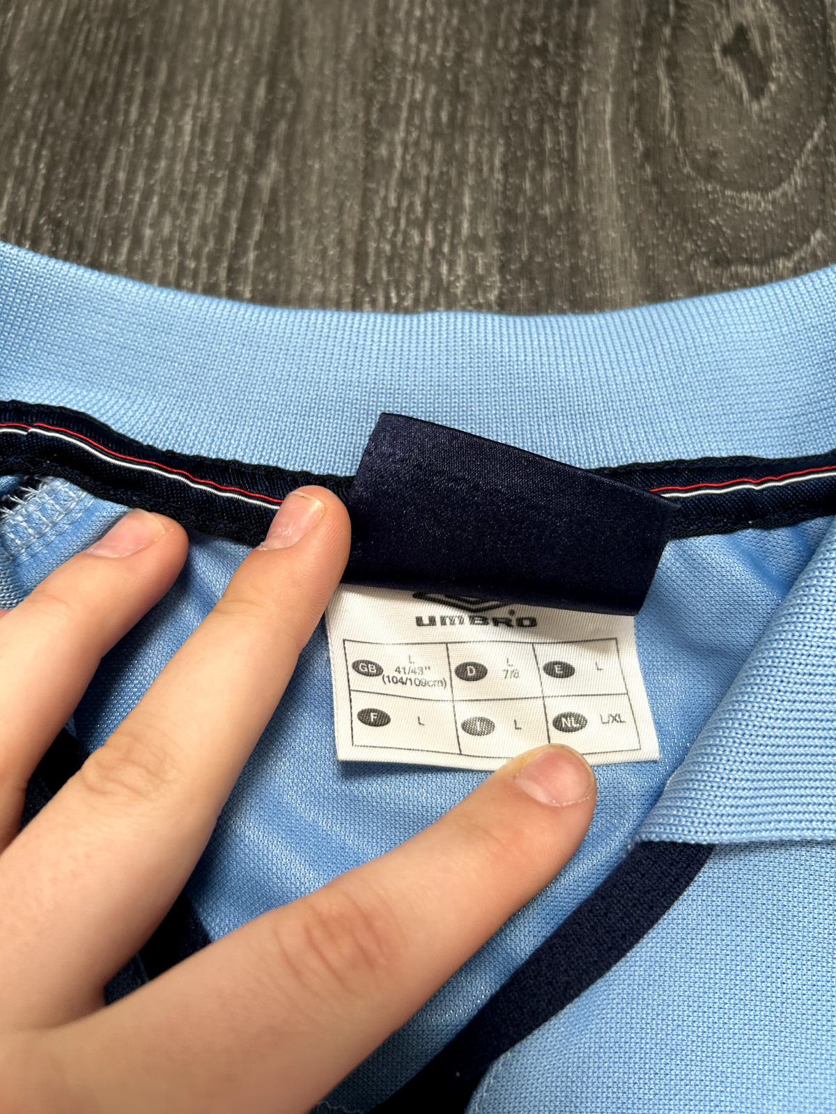 Original Authentic Umbro England 2000/2001 Training Shirt Mens Large6