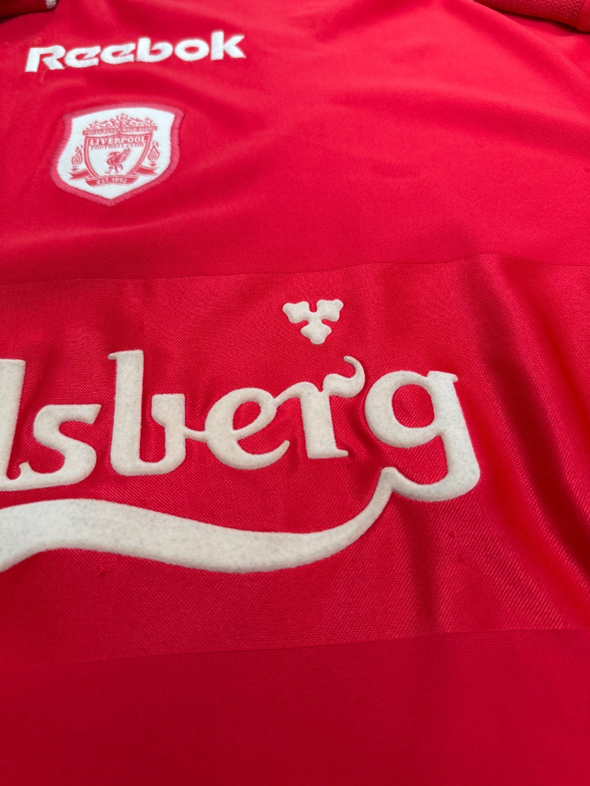 Original Reebok Liverpool 2000/2001 Long Sleeve Home Shirt Mens Large6