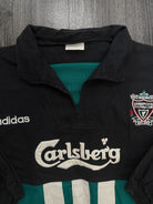 Original Authentic Adidas Liverpool 1993/1994 Drill Top Jacket Mens Large1