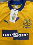 BNWT Original PUMA Everton 2000/2001 Away Shirt Mens XXl 2XL1