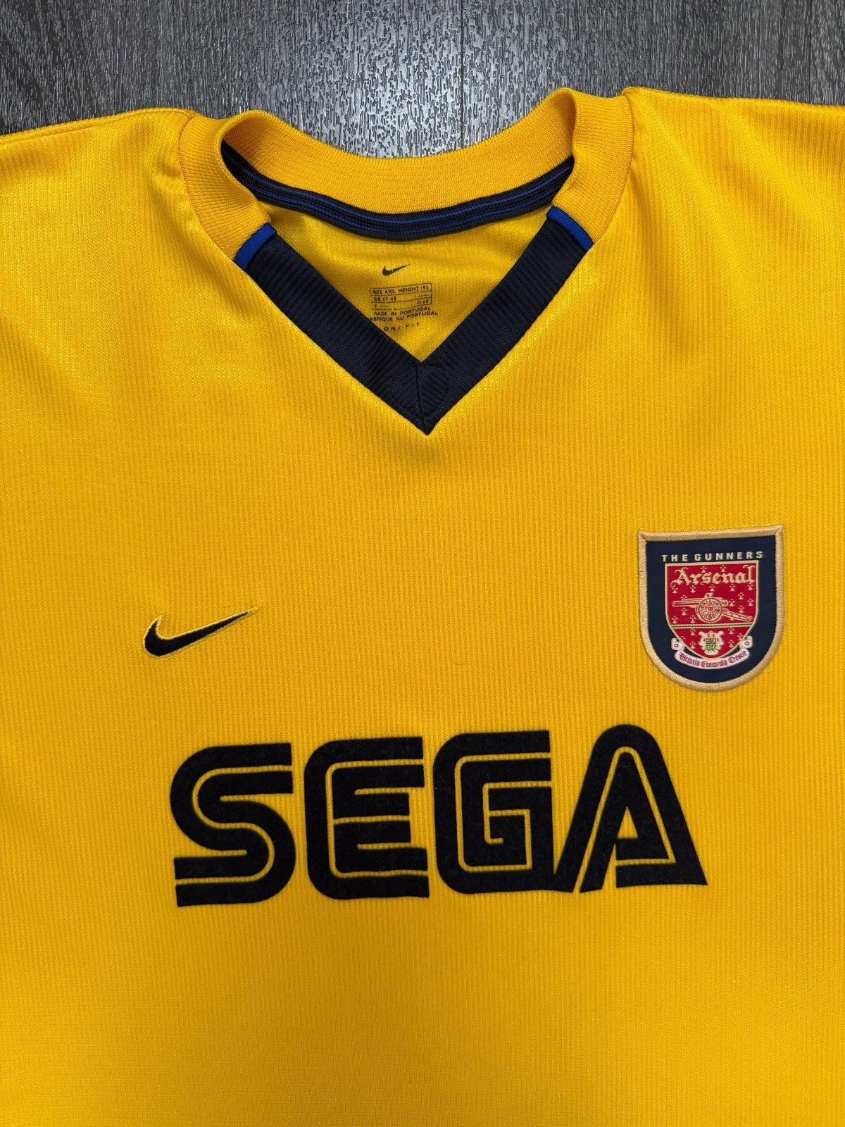 Original Nike Arsenal 1999/2000 Away Shirt Mens XXL 2XL1