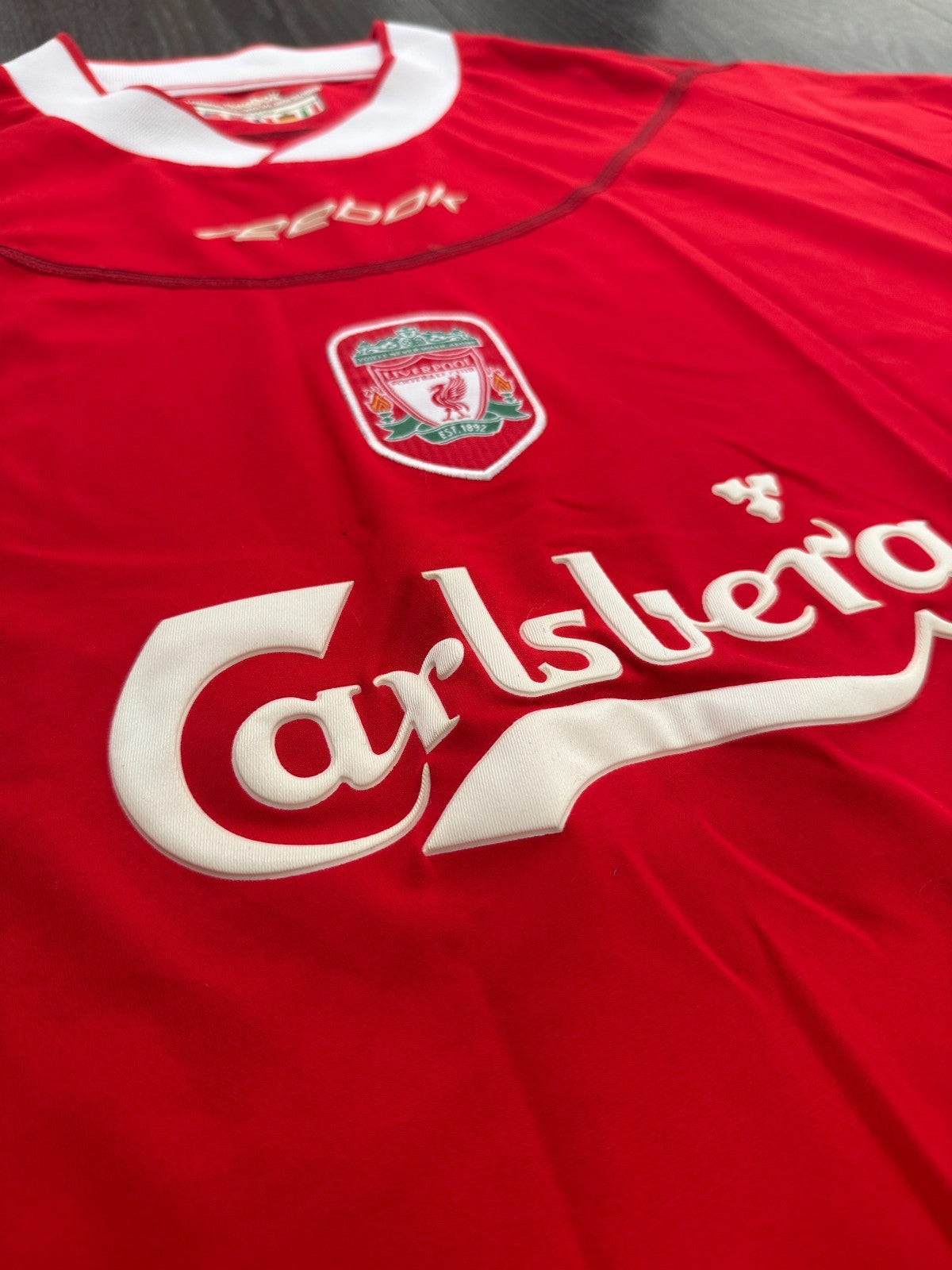 Original Reebok Liverpool 2002/2003 Home Shirt Mens Extra Large XL3