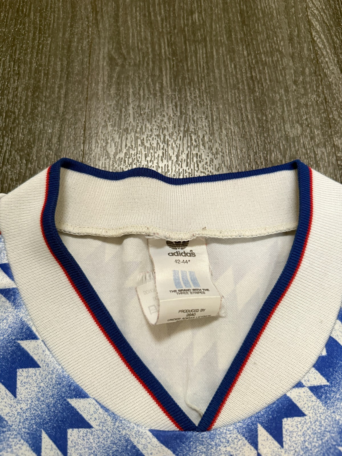 Original Adidas Manchester United 1990/1991 Away Shirt Mens Large2