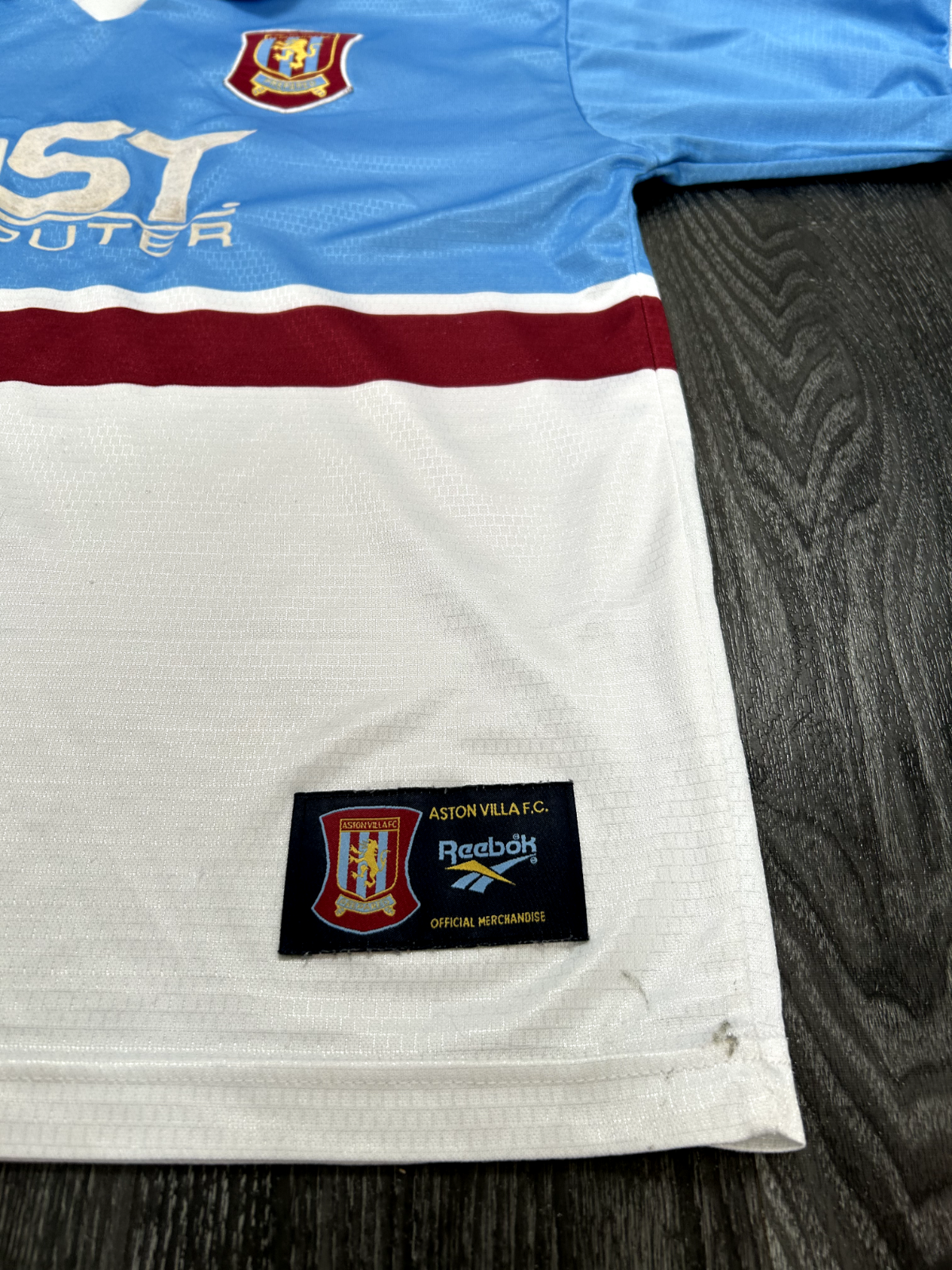 Original Authentic Reebok Aston Villa 1997/1998 Away Shirt Mens Large5