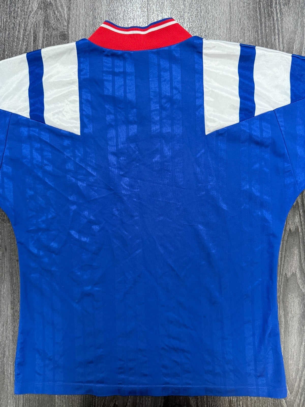 Original Authentic Adidas Rangers 1992/1993 Home Shirt Mens Large9