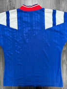 Original Authentic Adidas Rangers 1992/1993 Home Shirt Mens Large9