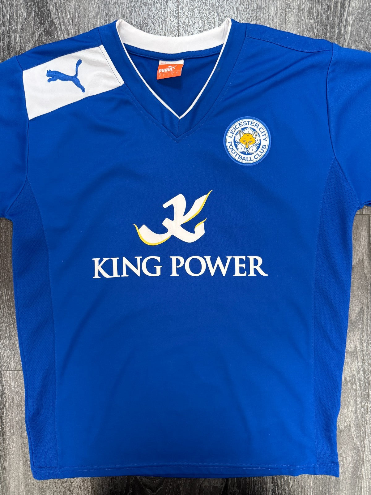 Original Puma Leicester City 2012/2013 Home Shirt Mens Large L0