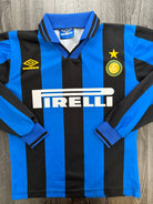 Original Basic Umbro Inter Milan 1995/1996 Home Shirt Mens Small0