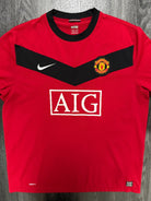 Original Nike Manchester United 2009/2010 Home Shirt Mens Extra Large XL0