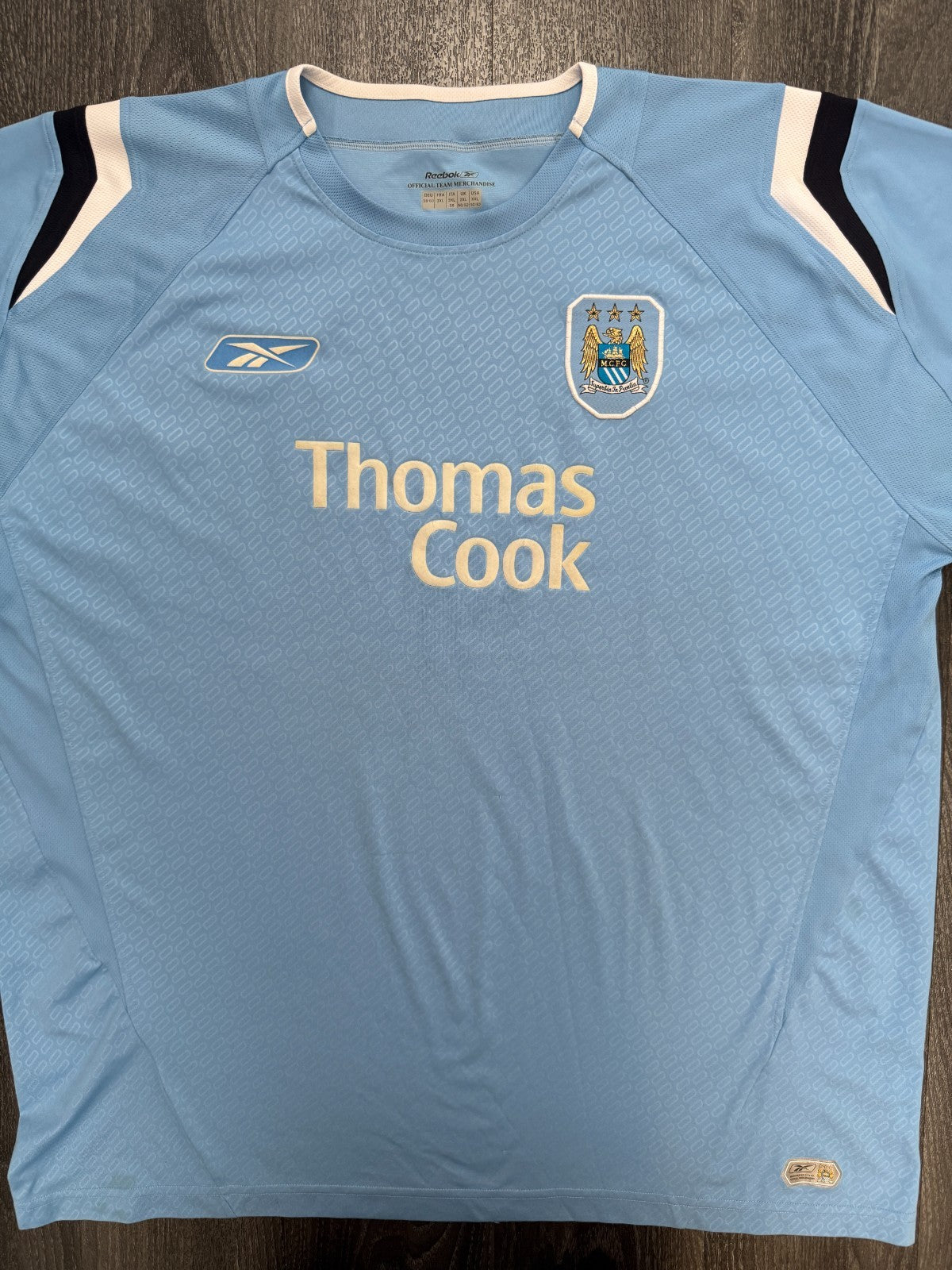 Original Reebok Manchester City 2004/2005 Home Shirt Mens XXL 2XL0
