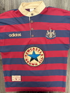 Original Adidas Newcastle United 1995/1996 Away Shirt GINOLA 14 Mens Small S3