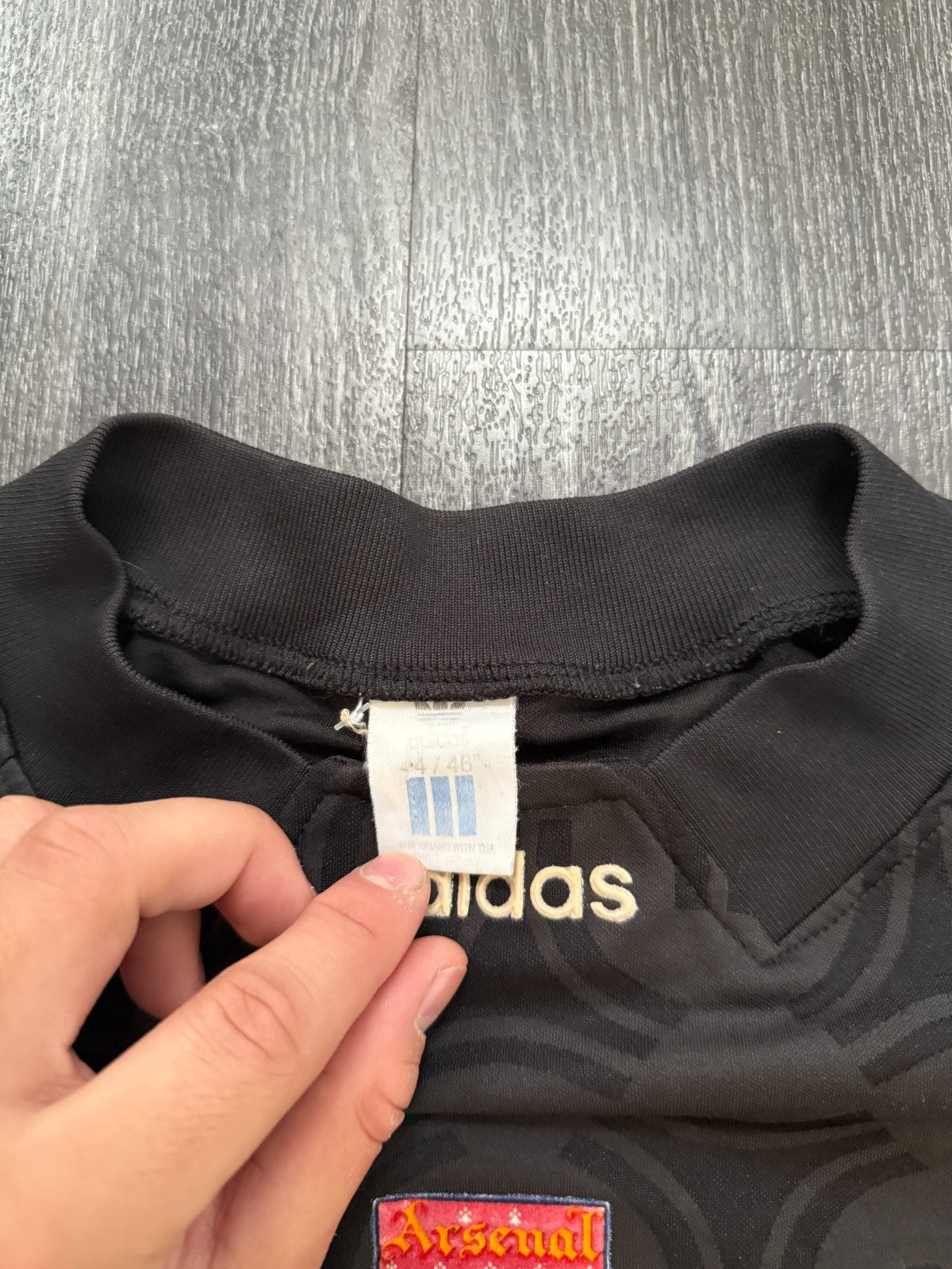 Original Adidas Arsenal 1993/1994 Goalkeeper Shirt Mens Extra Large XL2