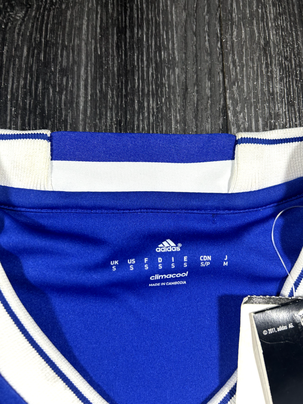 BRAND NEW Authentic Adidas Chelsea 2016/2017 Home Shirt Long Sleeve Mens Small3