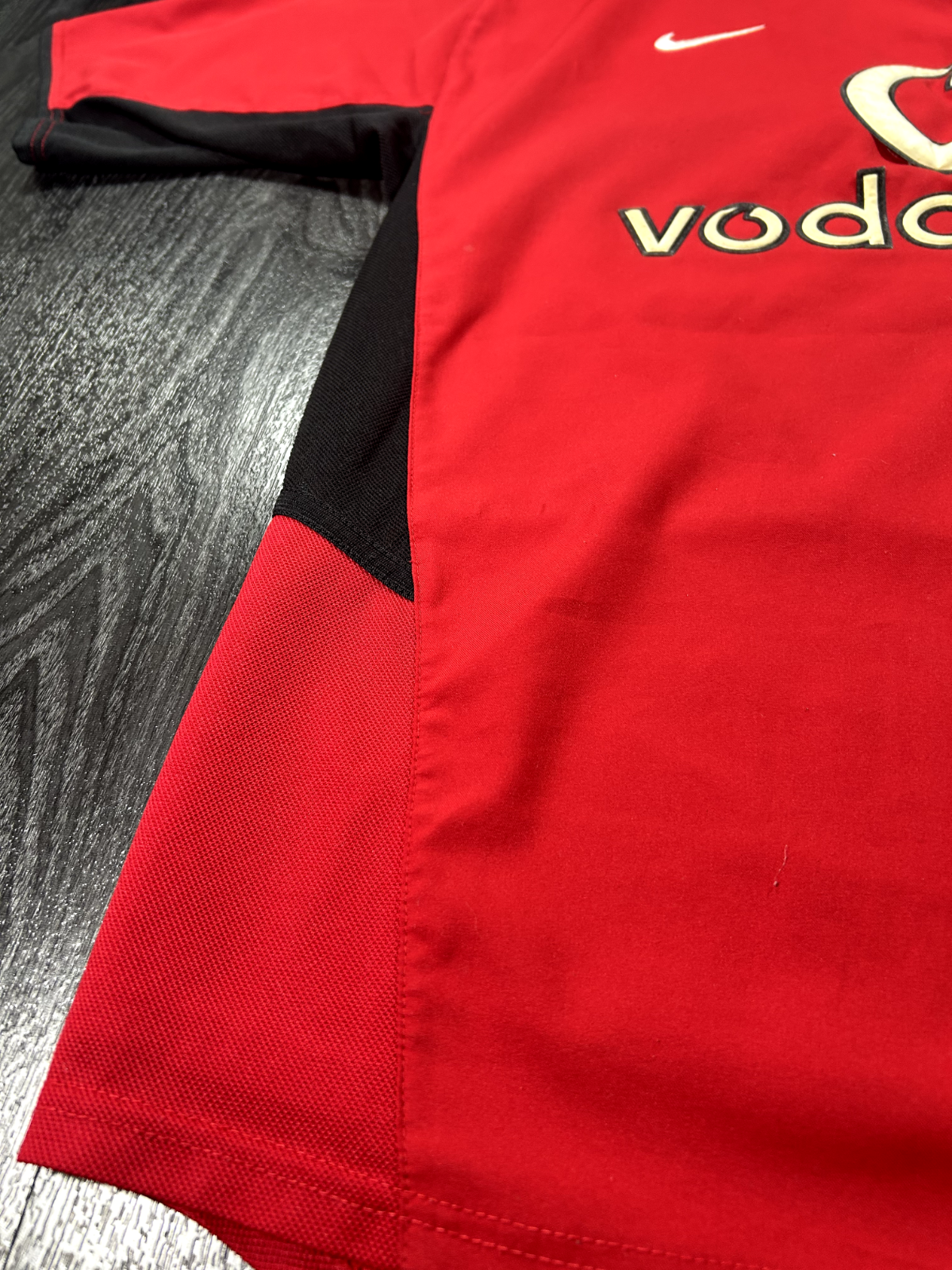 Original Authentic Nike Manchester United 2002/2003 Home Shirt Mens Small7