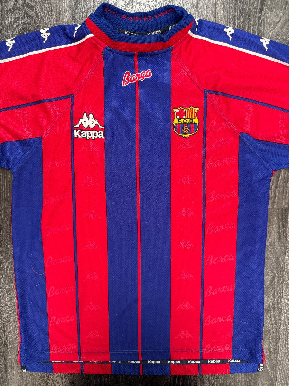 Original Kappa Barcelona 1997/1998 Home Shirt Mens Medium M0